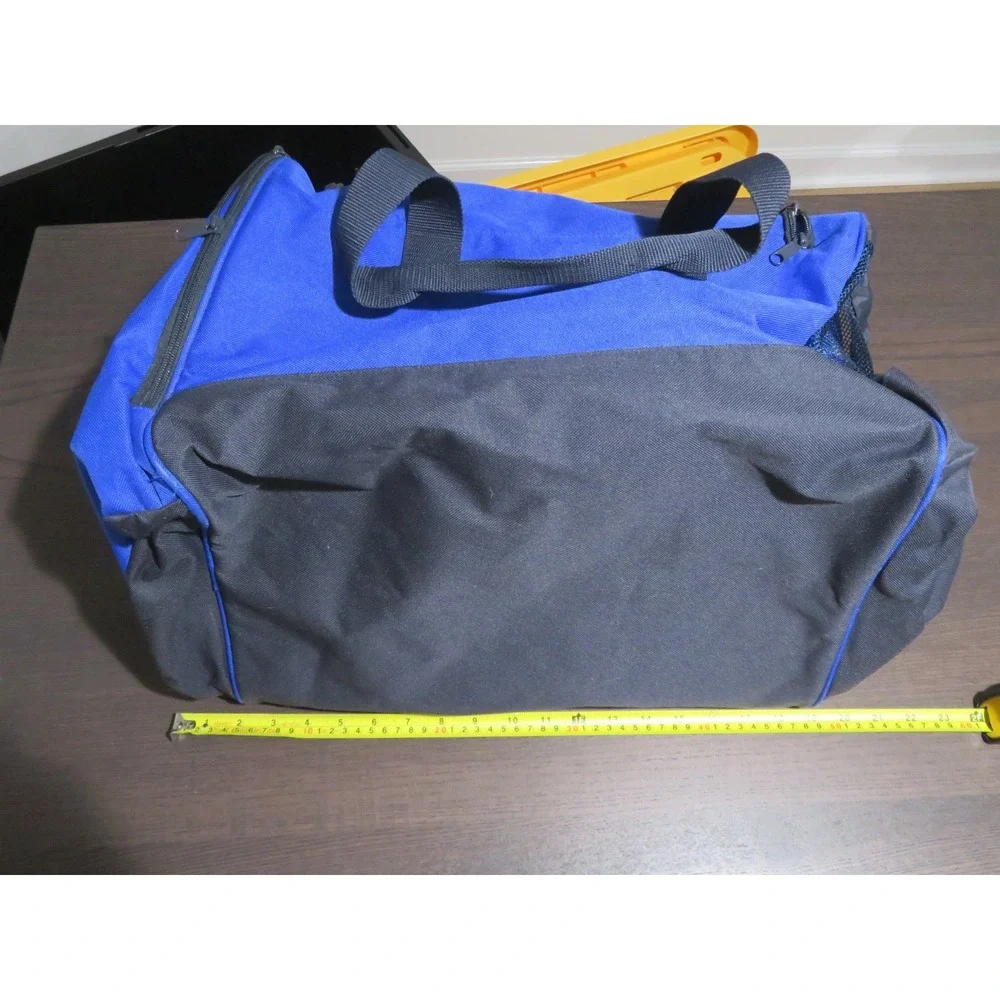Vintage Polo Sport Ralph Lauren Duffle Bag Gym Blue Logo Shoulder Strap Medium